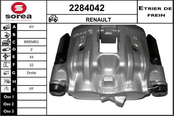 EAI 2284042 - Pinza freno autozon.pro