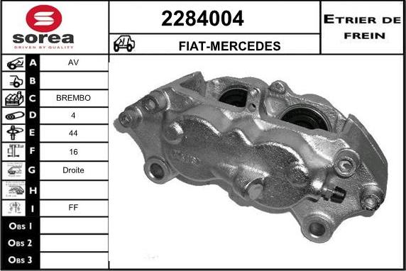 EAI 2284004 - Pinza freno autozon.pro