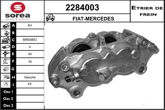 EAI 2284003 - Pinza freno autozon.pro