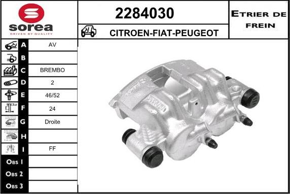 EAI 2284030 - Pinza freno autozon.pro