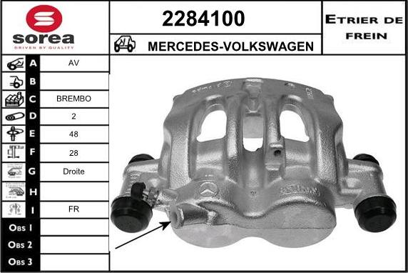 EAI 2284100 - Pinza freno autozon.pro