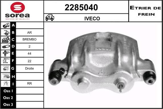 EAI 2285040 - Pinza freno autozon.pro