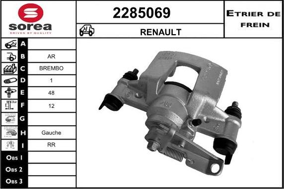 EAI 2285069 - Pinza freno autozon.pro