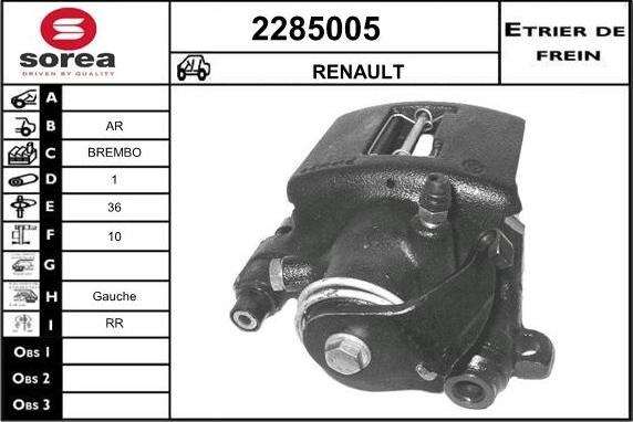 EAI 2285005 - Pinza freno autozon.pro