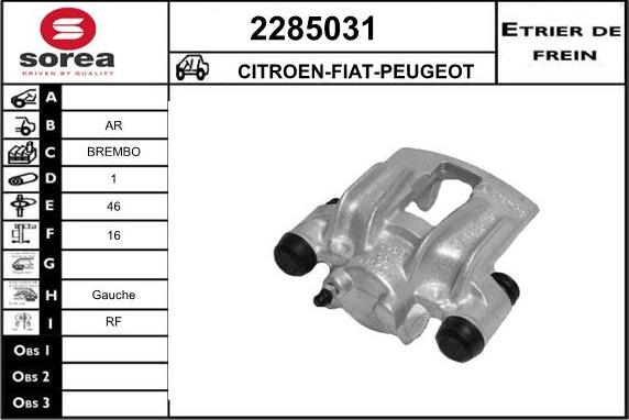 EAI 2285031 - Pinza freno autozon.pro