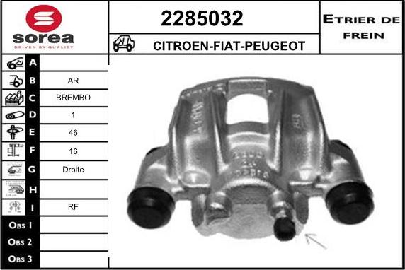 EAI 2285032 - Pinza freno autozon.pro