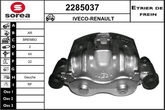 EAI 2285037 - Pinza freno autozon.pro