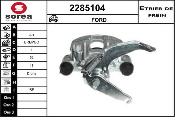 EAI 2285104 - Pinza freno autozon.pro