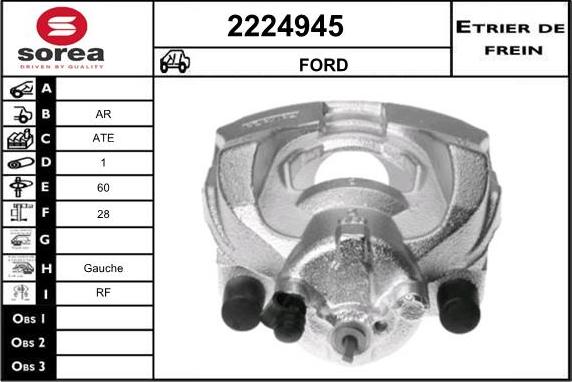 EAI 2224945 - Pinza freno autozon.pro