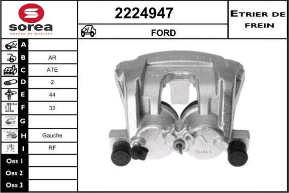 EAI 2224947 - Pinza freno autozon.pro