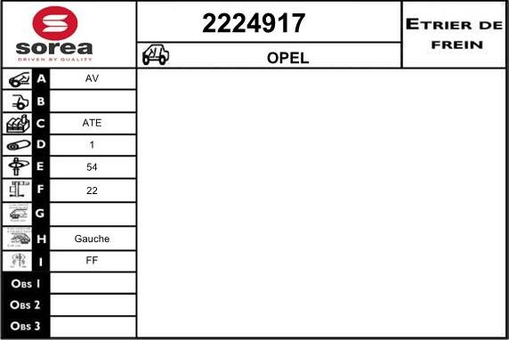 EAI 2224917 - Pinza freno autozon.pro