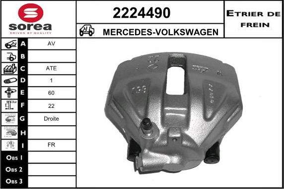 EAI 2224490 - Pinza freno autozon.pro