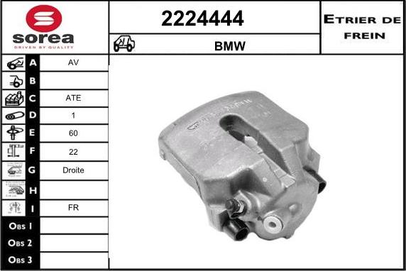 EAI 2224444 - Pinza freno autozon.pro