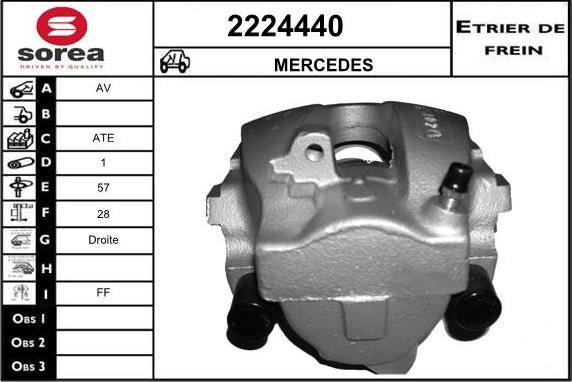 EAI 2224440 - Pinza freno autozon.pro