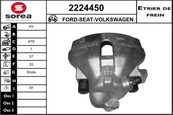 EAI 2224450 - Pinza freno autozon.pro