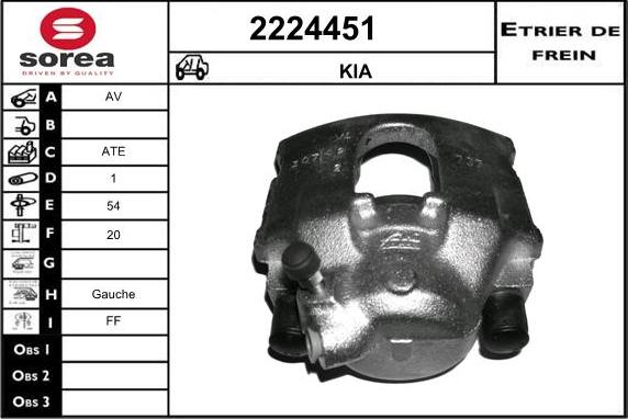 EAI 2224451 - Pinza freno autozon.pro