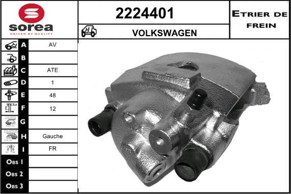 EAI 2224401 - Pinza freno autozon.pro