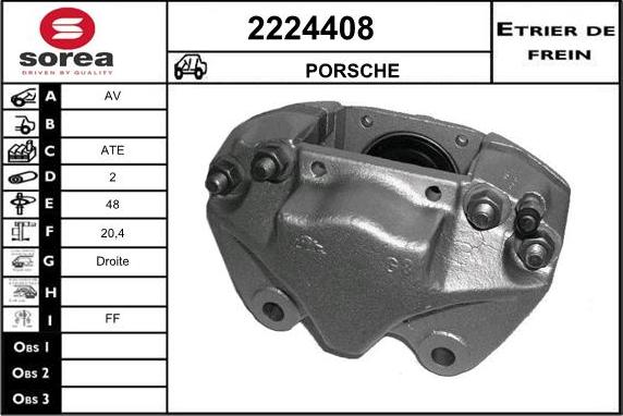 EAI 2224408 - Pinza freno autozon.pro