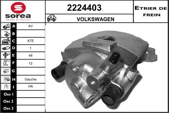 EAI 2224403 - Pinza freno autozon.pro