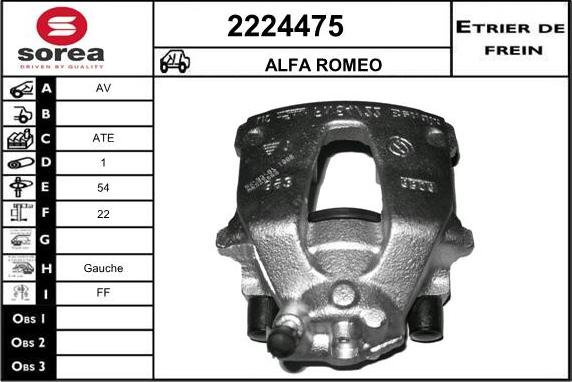 EAI 2224475 - Pinza freno autozon.pro