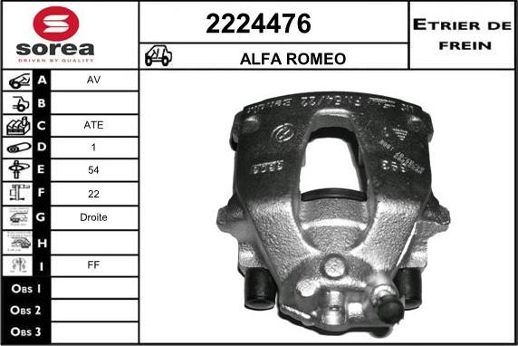 EAI 2224476 - Pinza freno autozon.pro