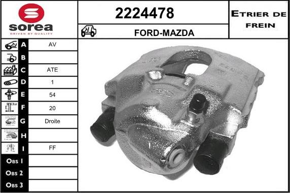 EAI 2224478 - Pinza freno autozon.pro