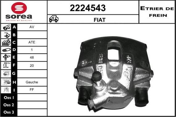 EAI 2224543 - Pinza freno autozon.pro