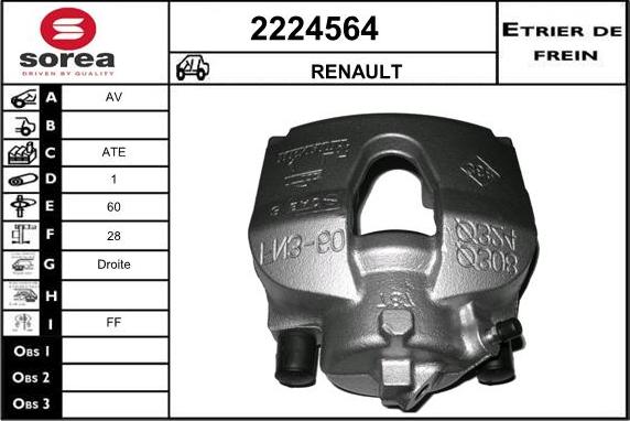 EAI 2224564 - Pinza freno autozon.pro