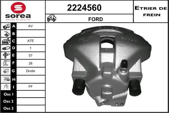 EAI 2224560 - Pinza freno autozon.pro