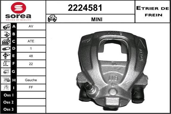 EAI 2224581 - Pinza freno autozon.pro