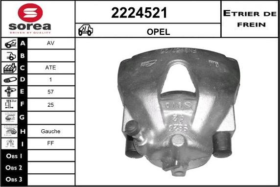 EAI 2224521 - Pinza freno autozon.pro