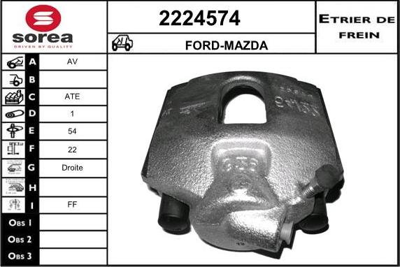 EAI 2224574 - Pinza freno autozon.pro