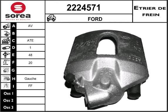 EAI 2224571 - Pinza freno autozon.pro