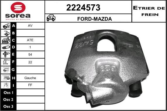 EAI 2224573 - Pinza freno autozon.pro