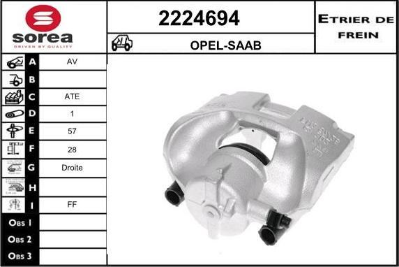 EAI 2224694 - Pinza freno autozon.pro