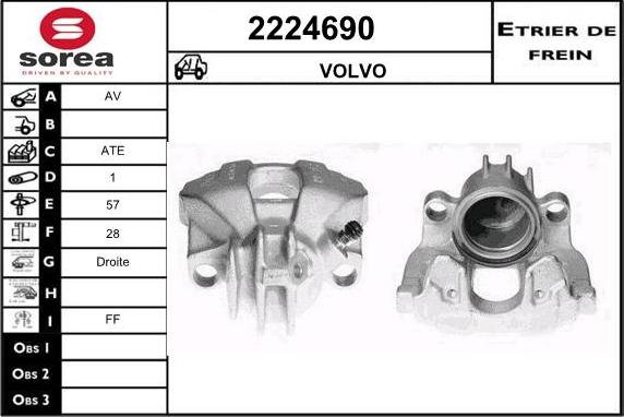 EAI 2224690 - Pinza freno autozon.pro