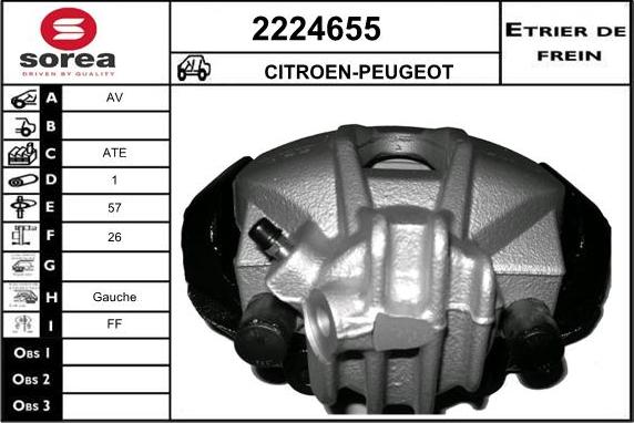 EAI 2224655 - Pinza freno autozon.pro