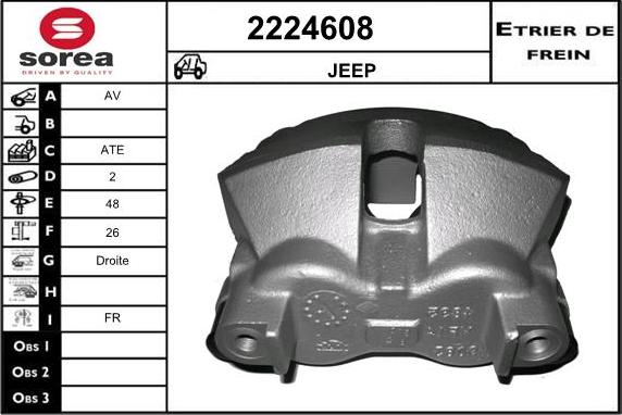 EAI 2224608 - Pinza freno autozon.pro