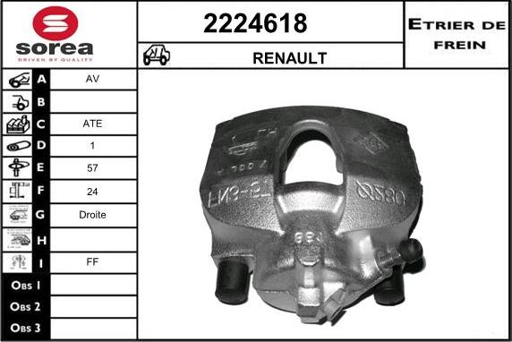 EAI 2224618 - Pinza freno autozon.pro