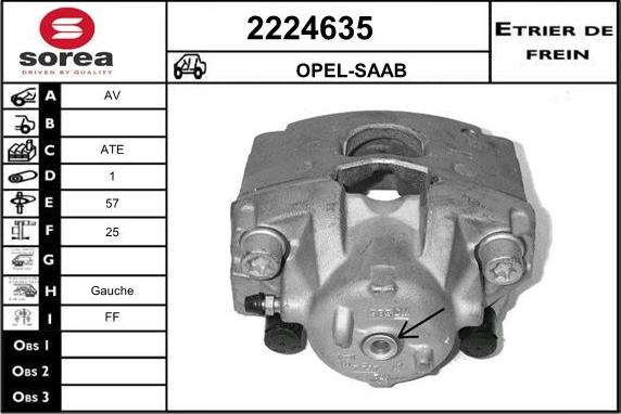 EAI 2224635 - Pinza freno autozon.pro