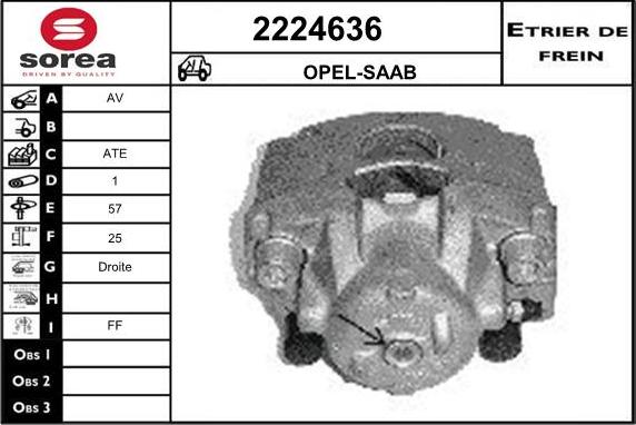 EAI 2224636 - Pinza freno autozon.pro