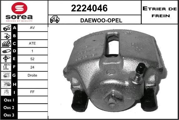 EAI 2224046 - Pinza freno autozon.pro