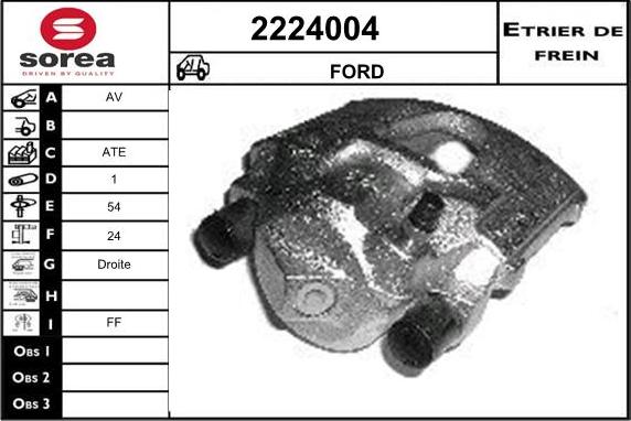 EAI 2224004 - Pinza freno autozon.pro