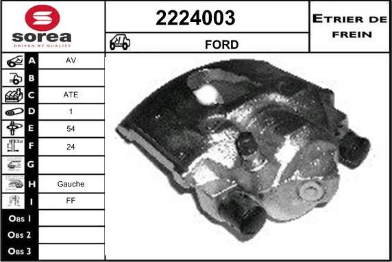 EAI 2224003 - Pinza freno autozon.pro