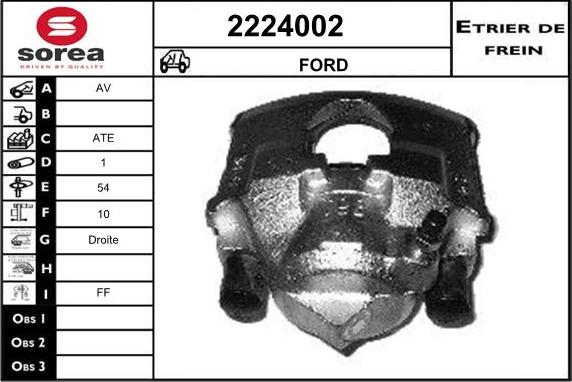 EAI 2224002 - Pinza freno autozon.pro