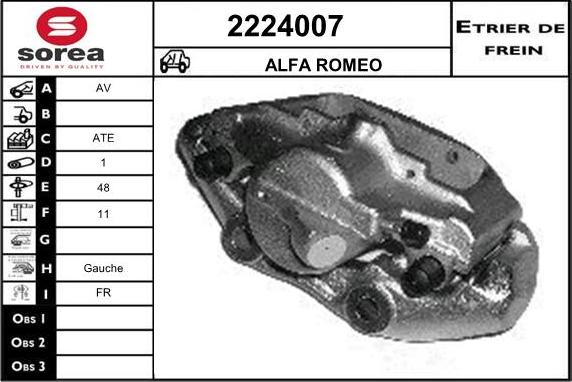 EAI 2224007 - Pinza freno autozon.pro