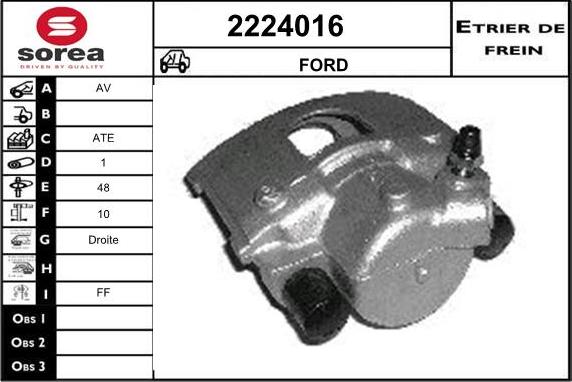 EAI 2224016 - Pinza freno autozon.pro