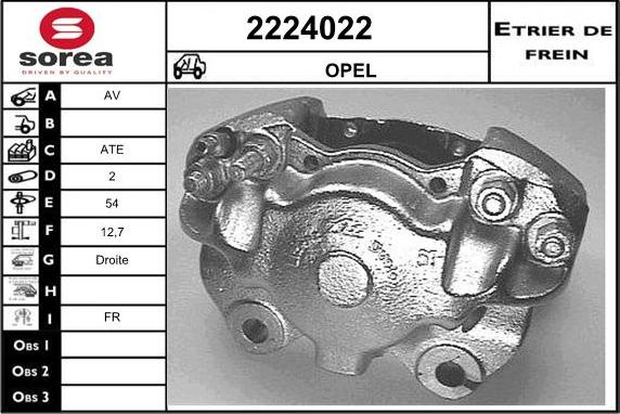 EAI 2224022 - Pinza freno autozon.pro