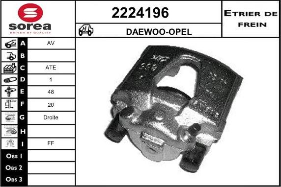 EAI 2224196 - Pinza freno autozon.pro