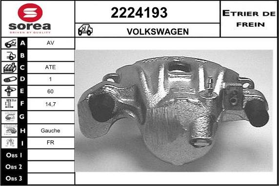 EAI 2224193 - Pinza freno autozon.pro